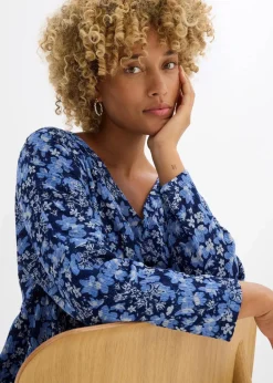 Jerseykleid aus Borkencrepe