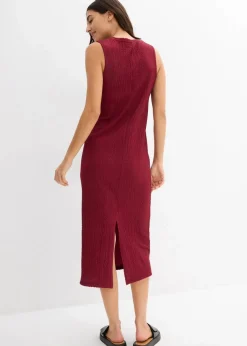 Jerseykleid aus Borkencrepe