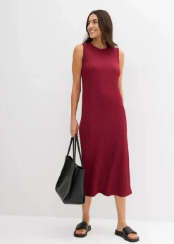 Jerseykleid aus Borkencrepe