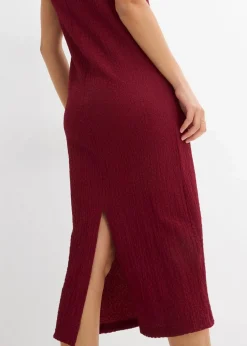 Jerseykleid aus Borkencrepe