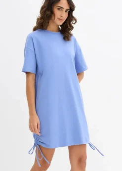 Jerseykleid aus elastischem Baumwoll-Mix