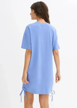 Jerseykleid aus elastischem Baumwoll-Mix