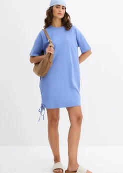 Jerseykleid aus elastischem Baumwoll-Mix