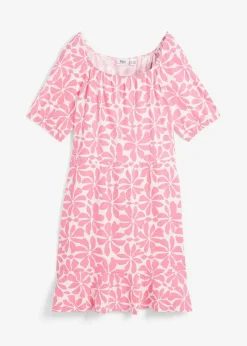 Jerseykleid aus elastischem Bio-Baumwoll-Mix