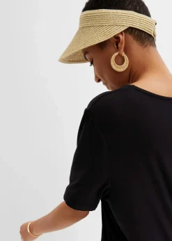 Jerseykleid aus fließendem Viskose-Mix