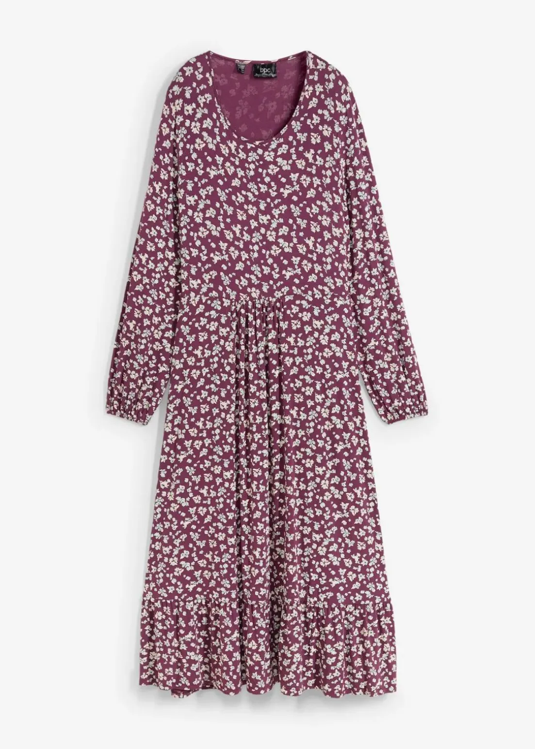 Jerseykleid aus fließendem Viskose-Mix