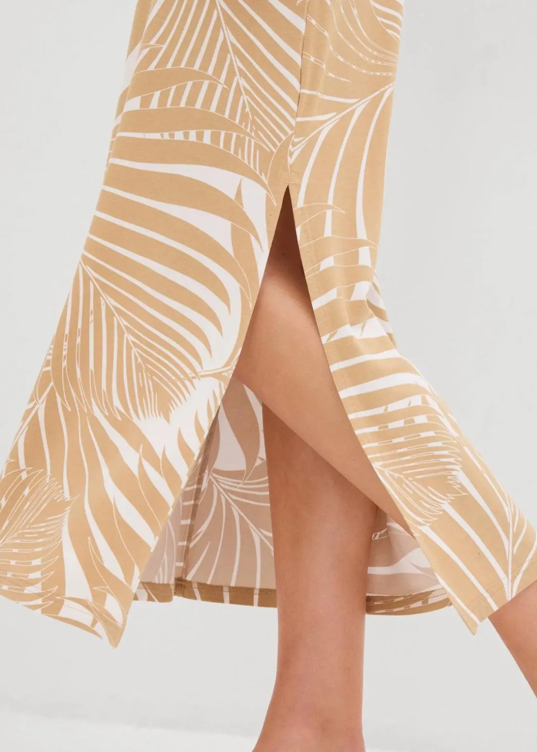 Jerseykleid aus fließendem Viskose-Mix