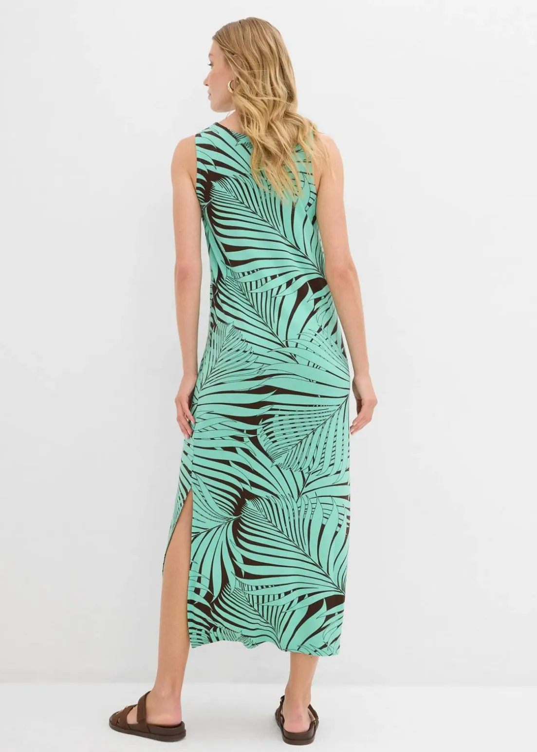 Jerseykleid aus fließendem Viskose-Mix