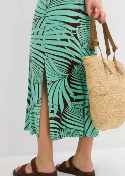 Jerseykleid aus fließendem Viskose-Mix