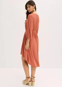 Jerseykleid aus fließendem Viskose-Mix