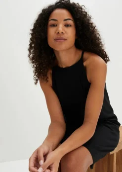 Jerseykleid aus fließendem Lyocell-Mix