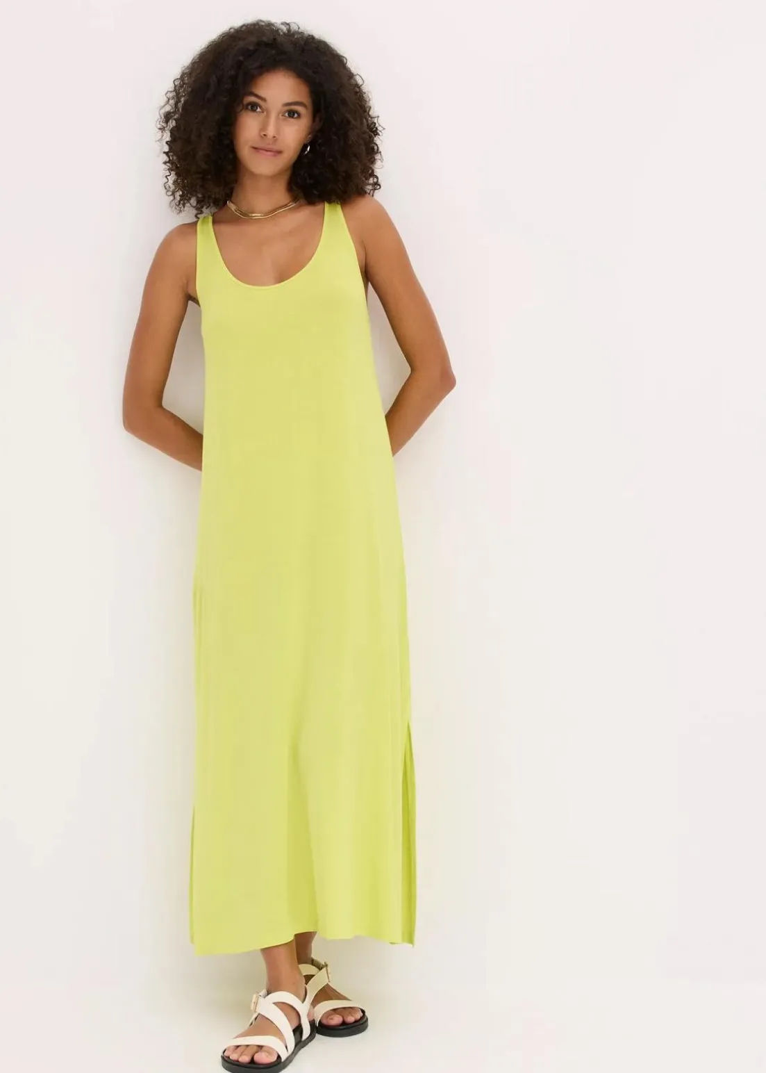 Jerseykleid aus fließender Viskose