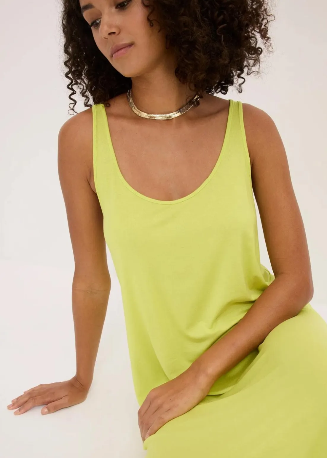 Jerseykleid aus fließender Viskose