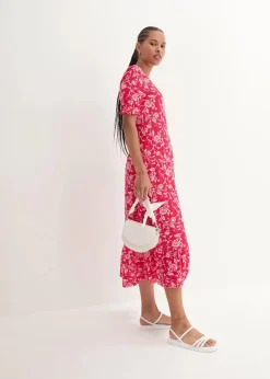 Jerseykleid aus fließender Viskose