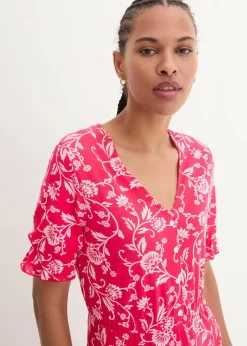 Jerseykleid aus fließender Viskose