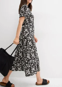 Jerseykleid aus fließender Viskose