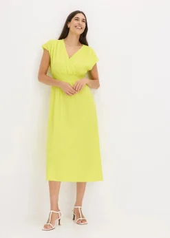 Jerseykleid aus luftigem Crêpe