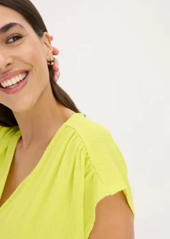 Jerseykleid aus luftigem Crêpe