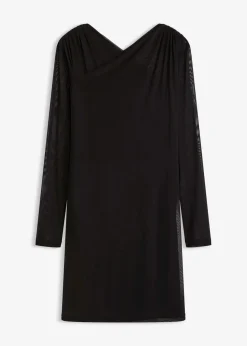 Jerseykleid aus Mesh