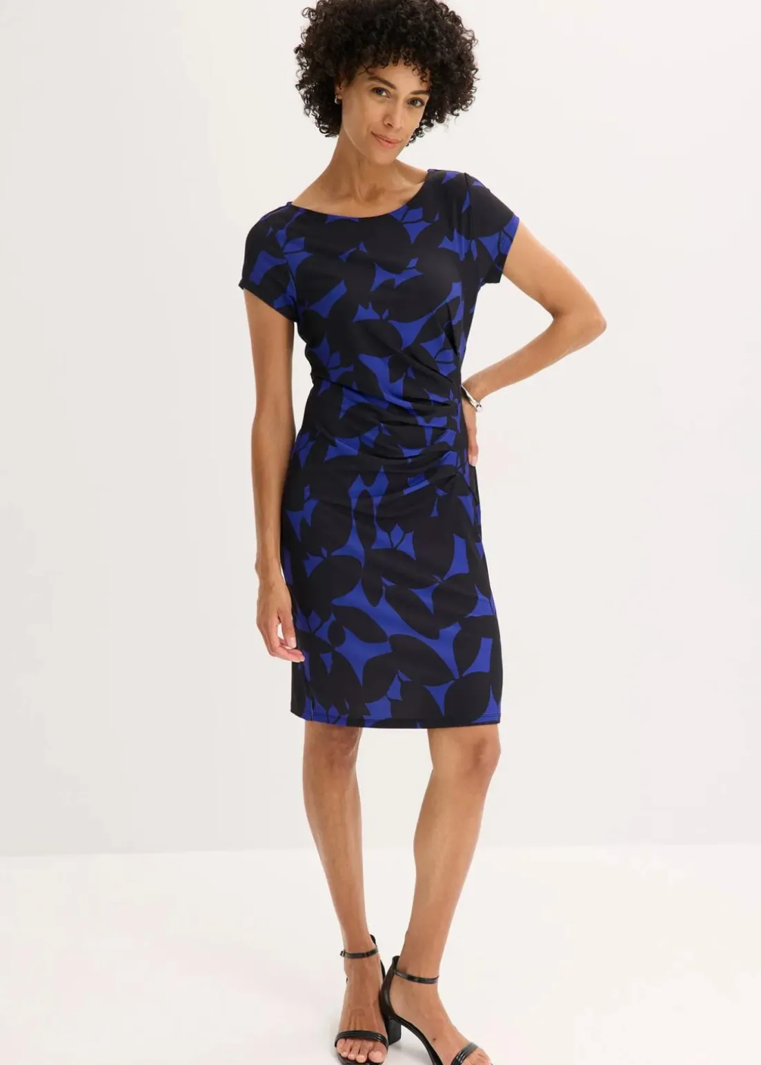 Jerseykleid aus recyceltem Polyester