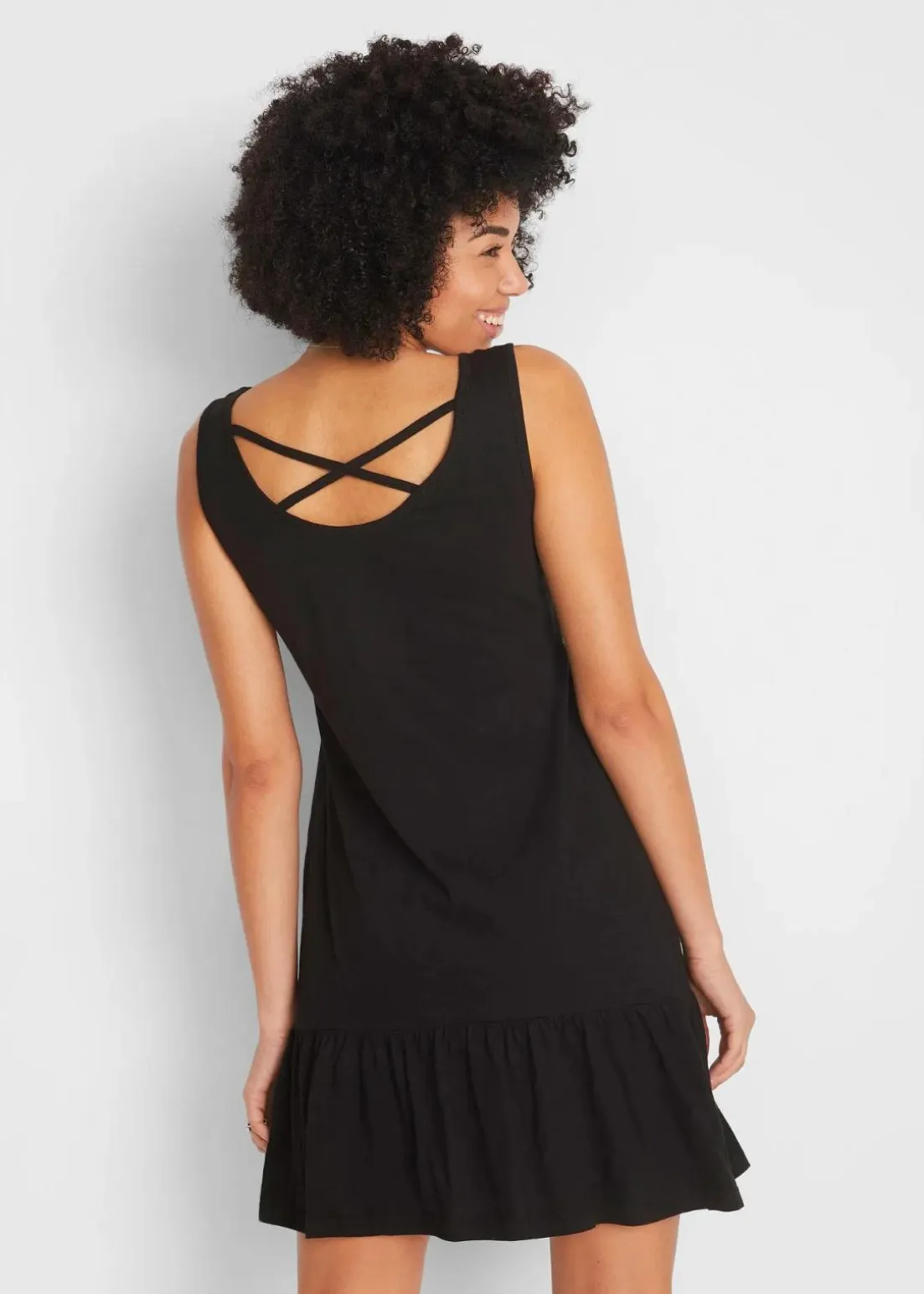 Jerseykleid aus reiner Baumwolle