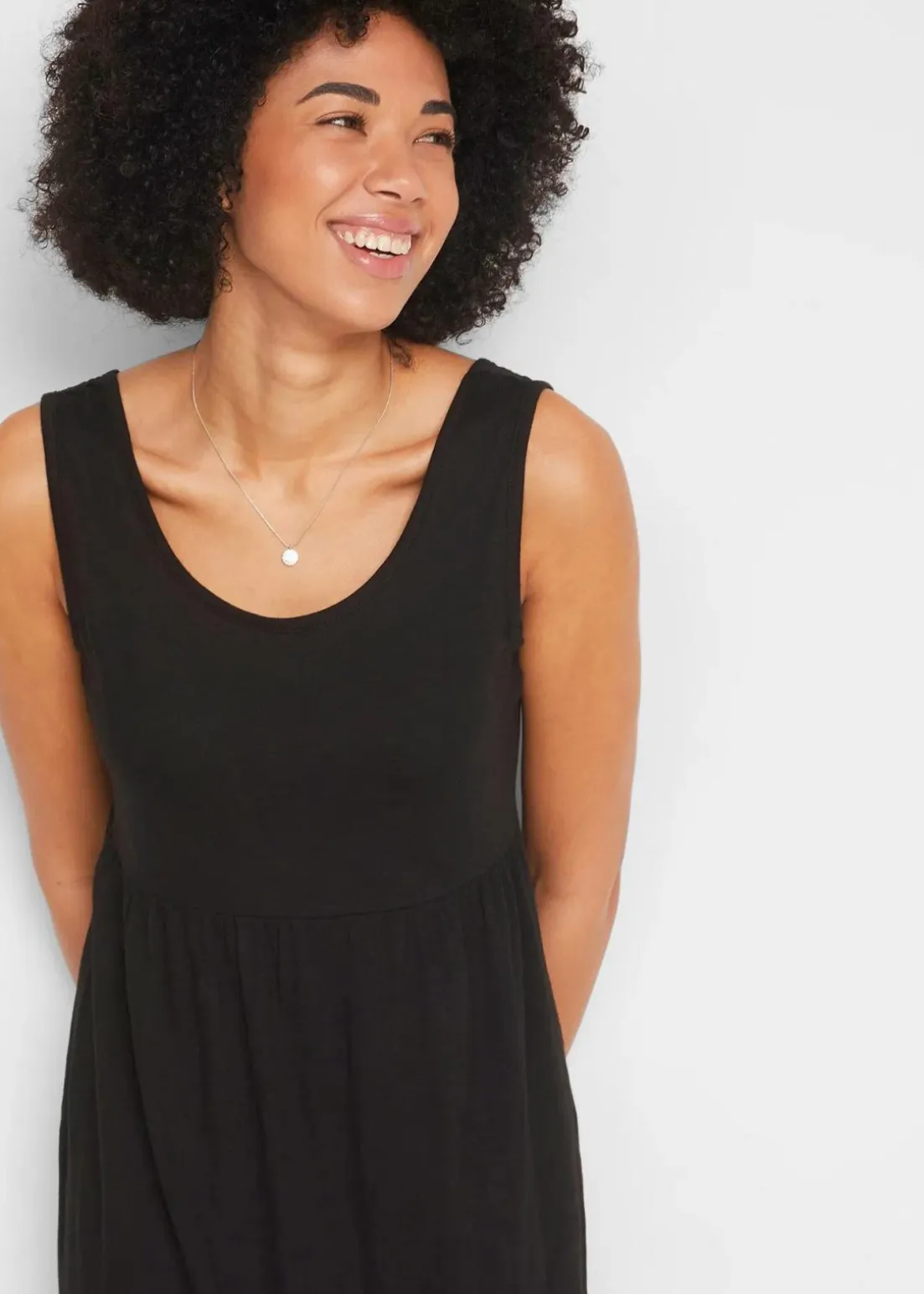 Jerseykleid aus reiner Baumwolle