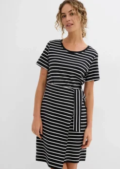 Jerseykleid aus reiner Baumwolle