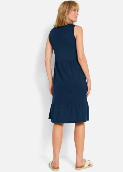 Jerseykleid aus reiner Baumwolle