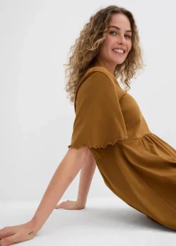 Jerseykleid aus reiner Baumwolle