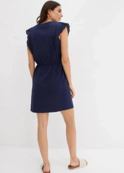 Jerseykleid aus reiner Baumwolle