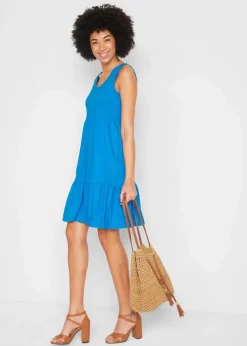 Jerseykleid aus reiner Baumwolle