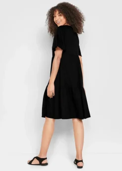 Jerseykleid aus reiner Baumwolle