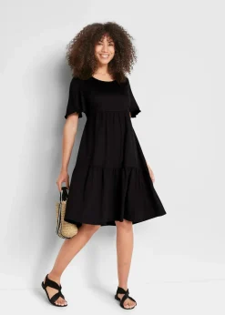 Jerseykleid aus reiner Baumwolle