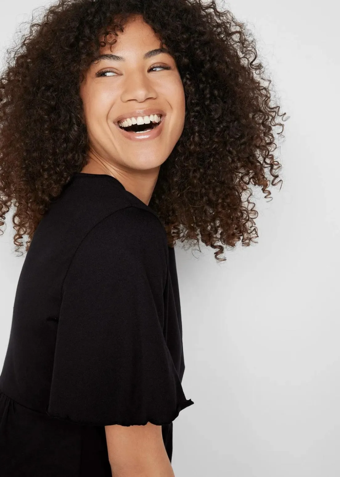 Jerseykleid aus reiner Baumwolle