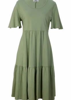 Jerseykleid aus reiner Baumwolle