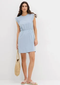 Jerseykleid aus reiner Baumwolle