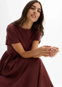 Jersey-Kleid aus reiner Bio-Baumwolle
