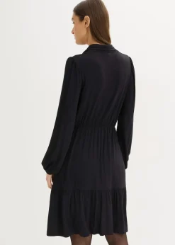 Jerseykleid aus softem Viskose-Mix