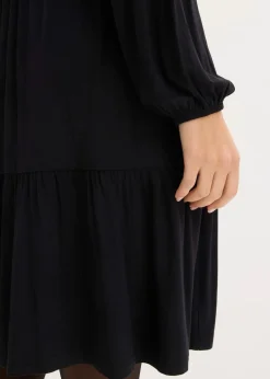 Jerseykleid aus softem Viskose-Mix