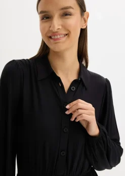 Jerseykleid aus softem Viskose-Mix