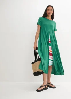 Jerseykleid aus softem Viskose-Mix