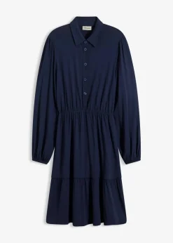 Jerseykleid aus softem Viskose-Mix