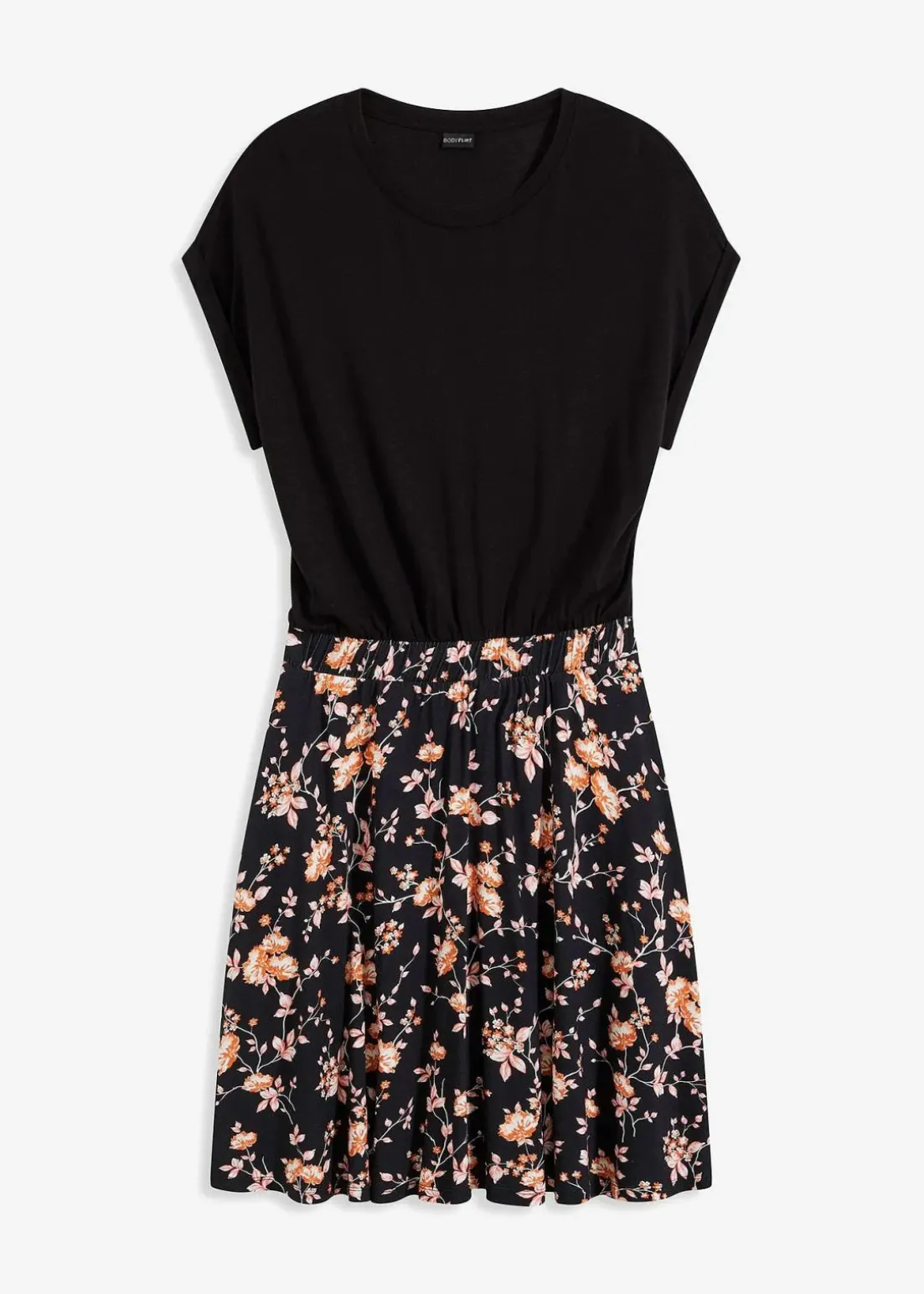 Jerseykleid aus Viskose-Mix