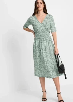 Jerseykleid aus Viskose-Mix