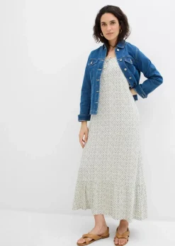 Jerseykleid aus Viskose-Mix