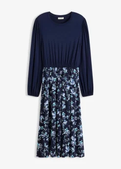 Jerseykleid aus Viskose-Mix