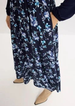 Jerseykleid aus Viskose-Mix