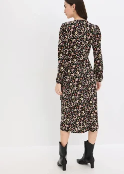 Jerseykleid aus Viskose-Mix