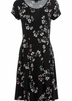 Jerseykleid aus Viskose-Mix