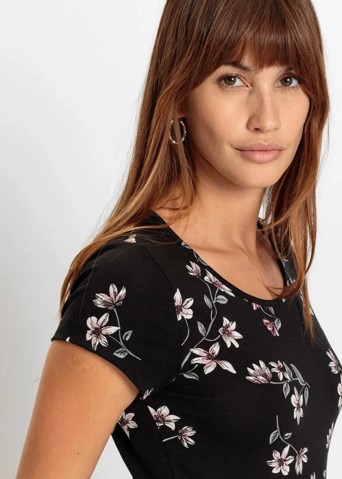 Jerseykleid aus Viskose-Mix